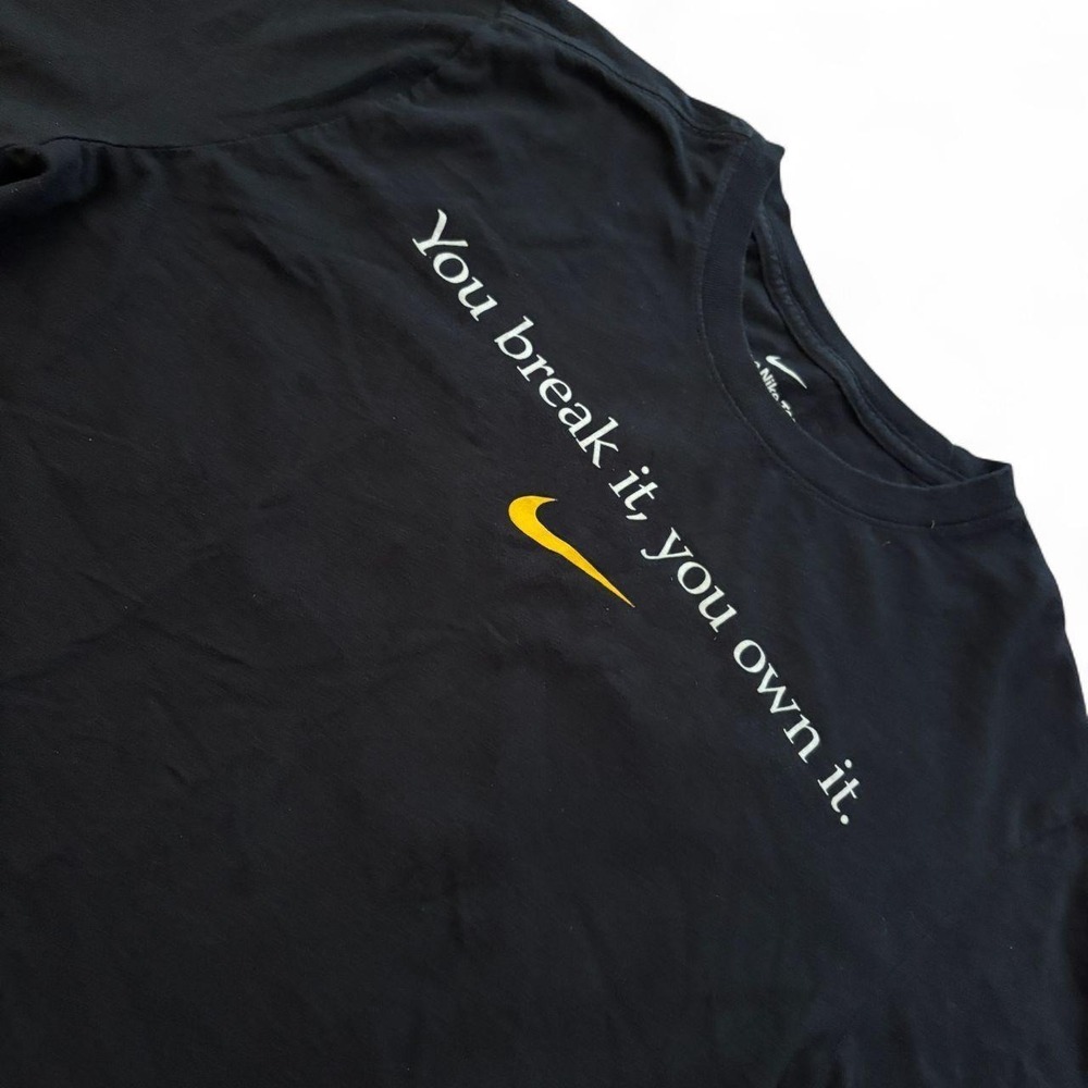 Nike Iowa Hawkeyes Caitlin Clark No 22 You Break It You Own It T-Shirt Mens M